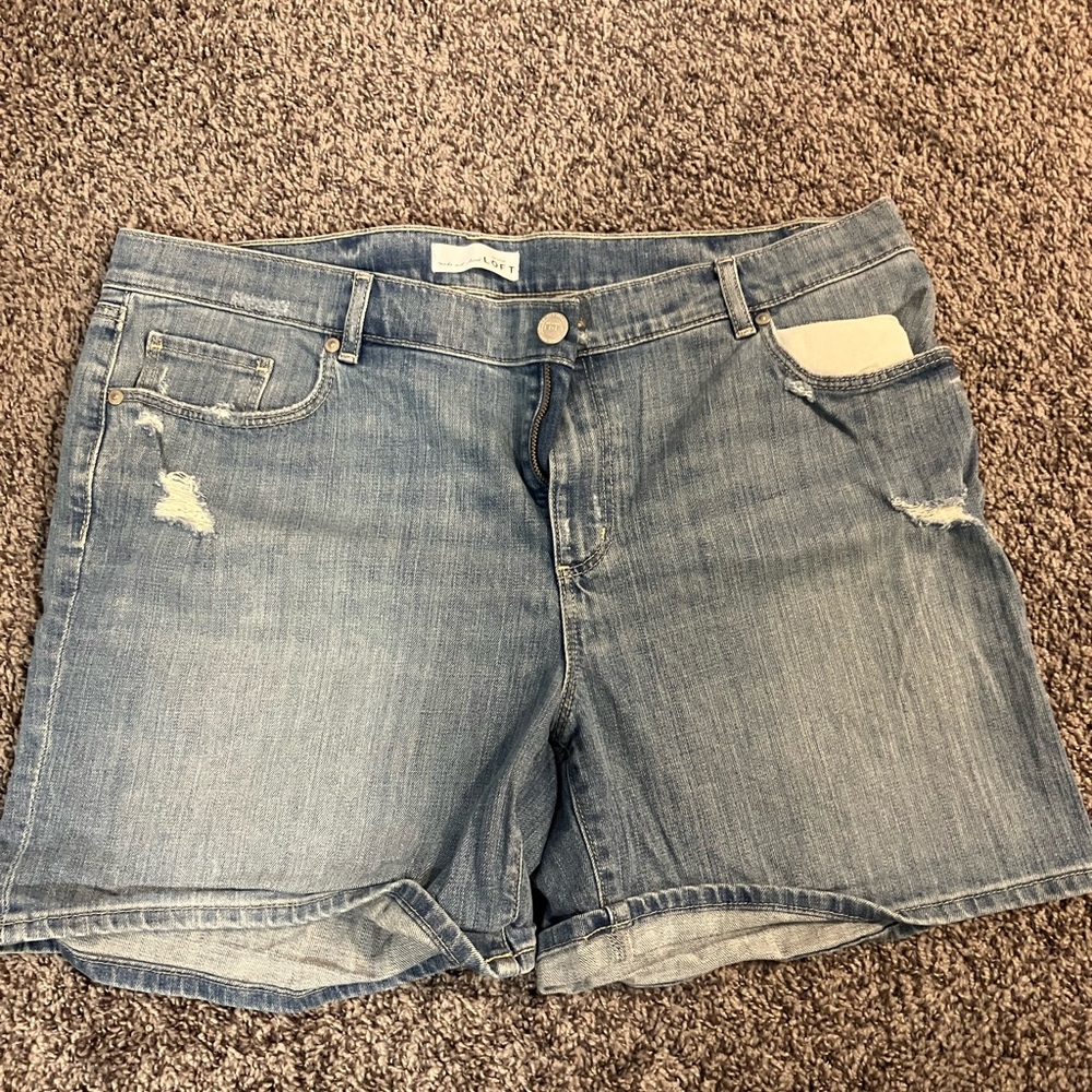 Loft denim shorts